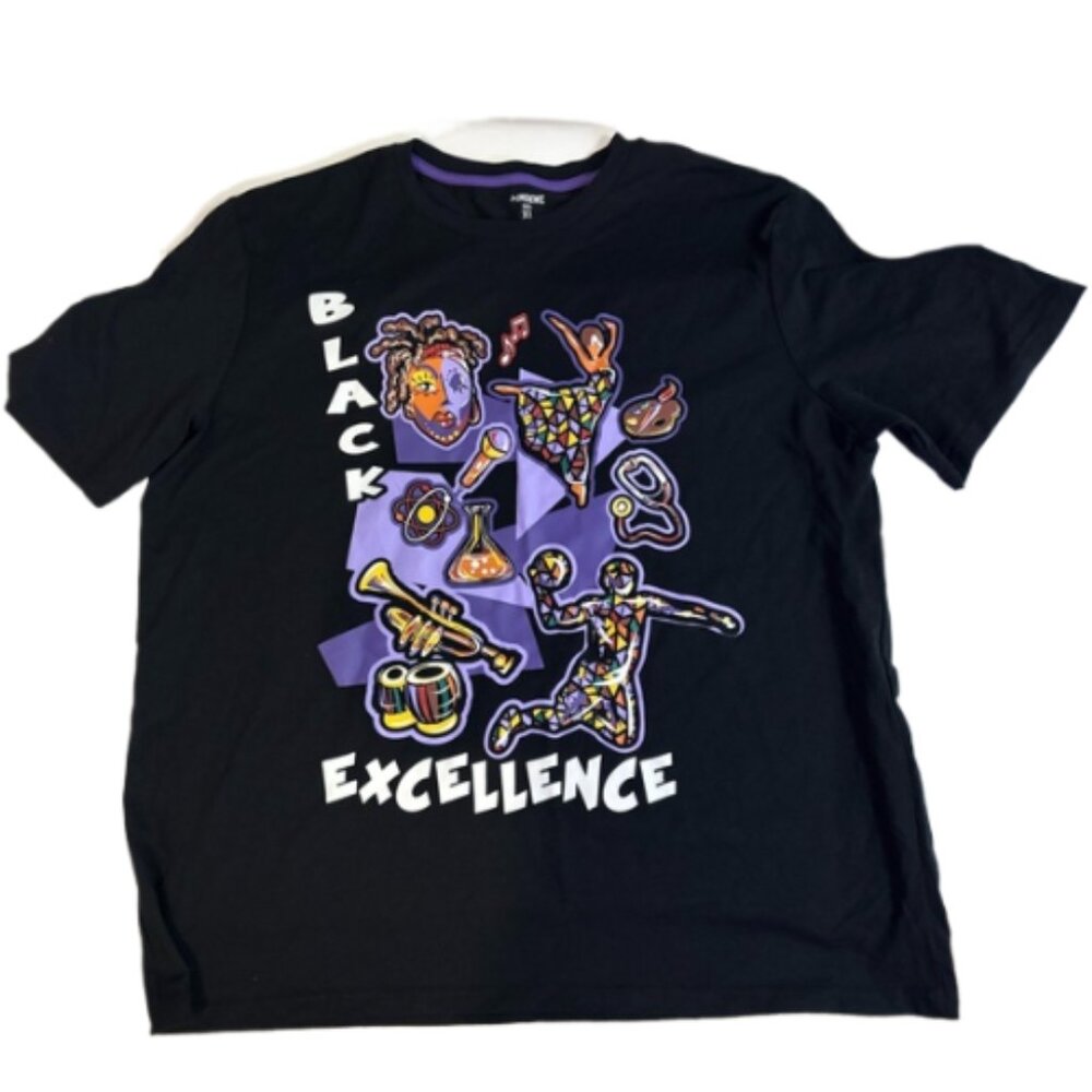 NWT Artis Black Excellence Graphic Tee M